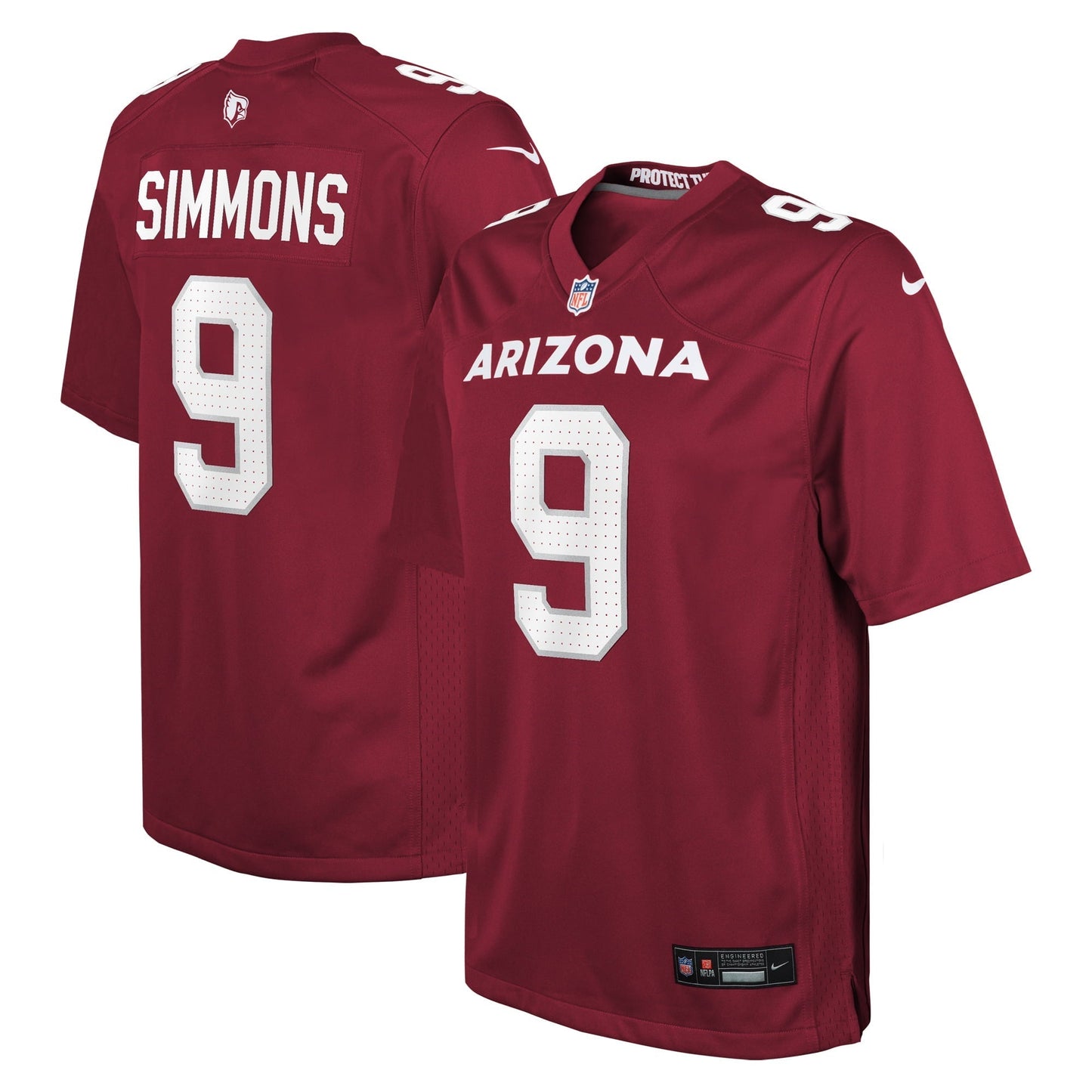 Youth Nike Isaiah Simmons Cardinal Arizona Cardinals Game Jersey