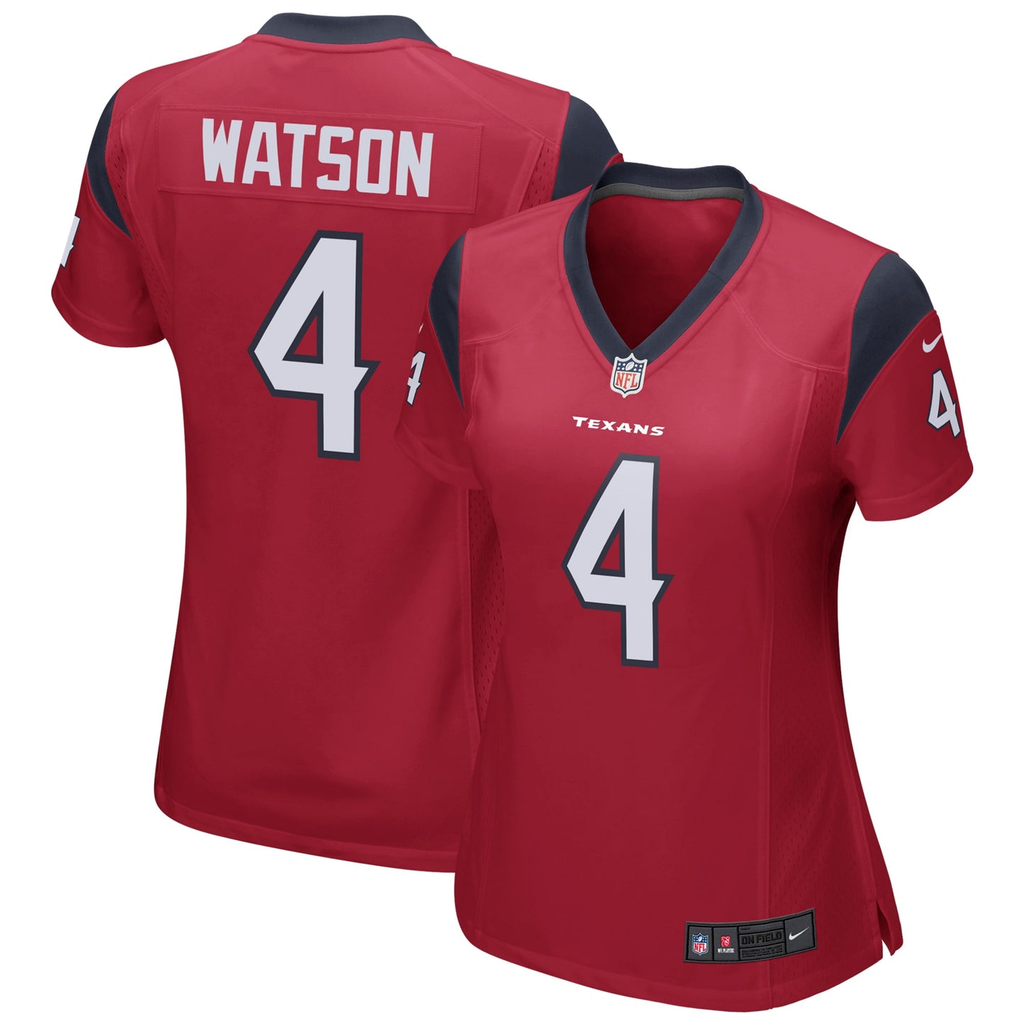 Deshaun Watson Houston Texans Nike Women's Team Color Game Jersey - Red