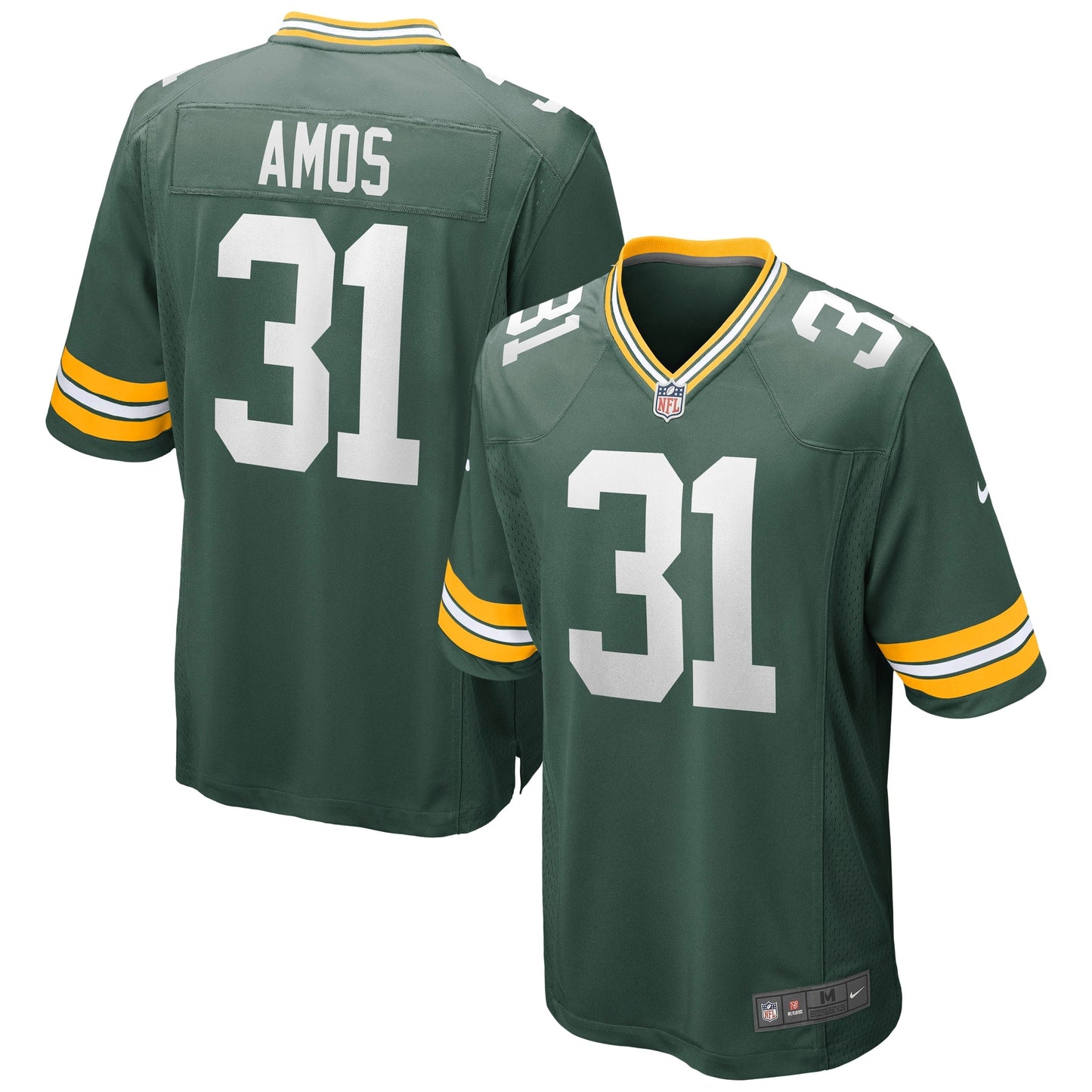 Men's Nike Adrian Amos Green Green Bay Packers Game Jersey